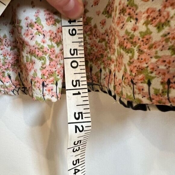 Dex Scoop Back Tiered Midi Dress Navy Garden Women’s 2XL Floral Peasant Summer - Picture 7 of 9